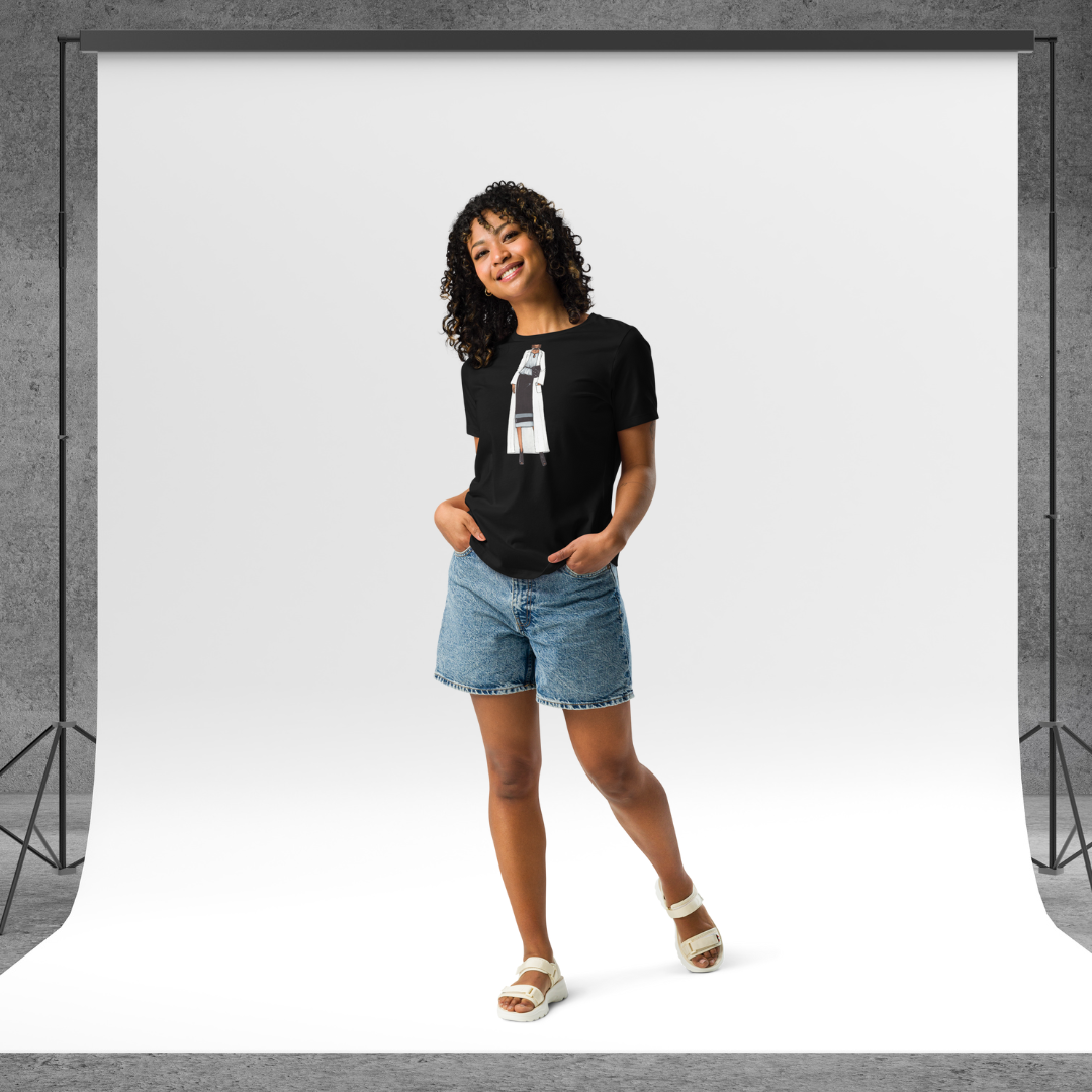 Noir Chic T-Shirt Mujer