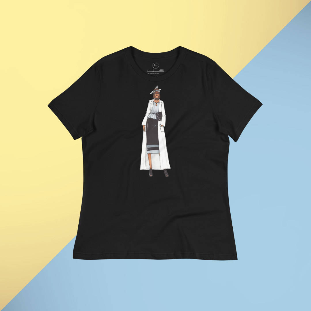 Noir Chic T-Shirt Mujer
