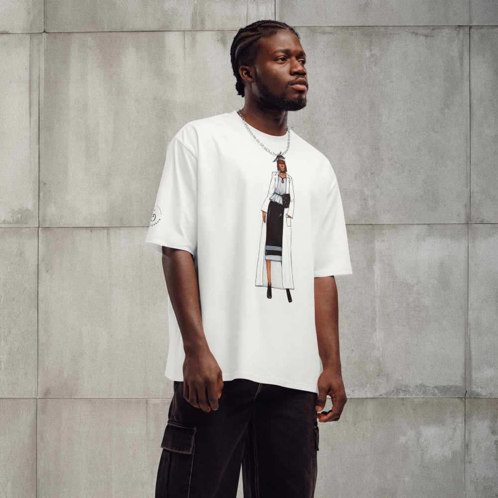 Noir Chic Oversized Unisex T-Shirt
