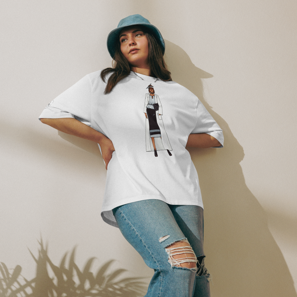 Noir Chic Oversized Unisex T-Shirt