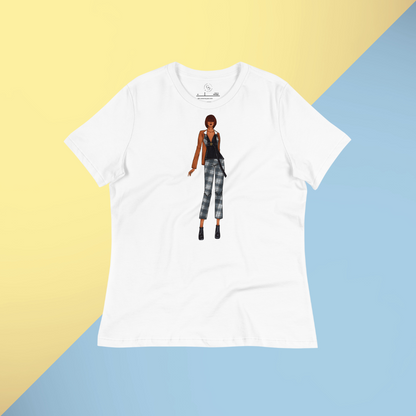Power Plaid T-Shirt Mujer